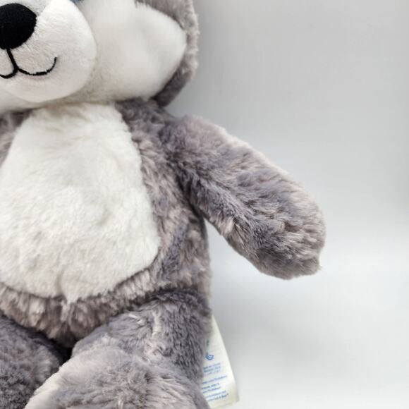 Build a Bear Wiley The Wolf Plush 16" Great Wolf Lodge Gray Hard Blue Eyes BAB - Picture 6 of 11